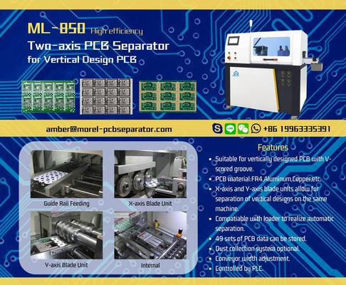  ML-850 Two-axis PCB Separator for Vertical Design PCB/PCB cutting machine/PCB depanelizer/PCB Router/PCB cutter